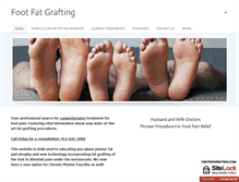 Tablet Screenshot of footfatgrafting.com
